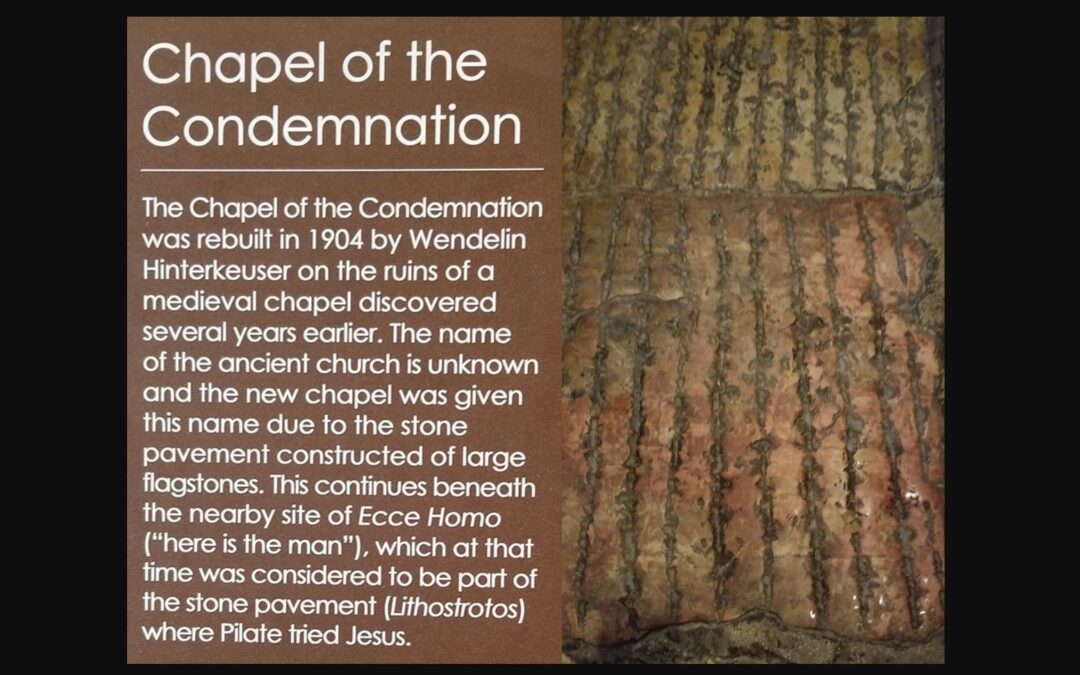 5. Jesus is judged by Pontius Pilate