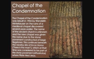 5. Jesus is judged by Pontius Pilate